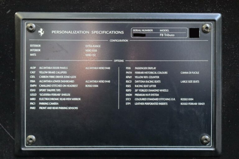 F8 Tributo 3.9i V8 Turbo 720cv origine France